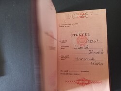 Magyar Népköztársaság régi útlevél házaspár részére – 1960-as évek 260829