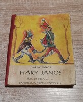 Rare 3D retro fairy tale book: János Garay - Háry János (Panoráma Picture Books 3rd edition, 1959)