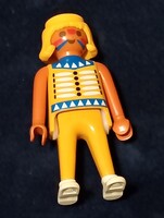 Retró, vintage Playmobil-indián figura (a talpán látható 1974-es