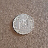 Venezuela 25 céntimo, 1960 - Ezüst
