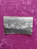 Eibenstock retro NDK panoráma fotólap – 1958-ban postázott, Brück & Sohn kiadás