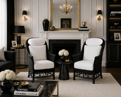 Karen Blixen Rattan Armchair Pair – Søren Lund Møbler