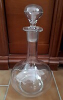 Cut Pattern Wine / Liqueur Bottle with Cut Stopper