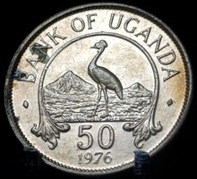 Uganda 50 cent, 1976 D15C4V