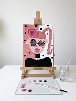 Modern pop-art-surrealist