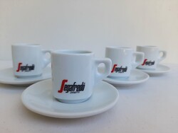 Segafredo  4-es porcelán kávés szett
