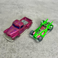 Mattel Malaysia Hot Wheels zöld-pink versenyautó, Mattel Hot Wheels La Troca GRY 35 2020 pink pick-u