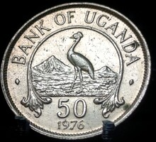 Uganda 50 cent, 1976 D15A5V