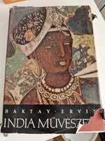 Baktay Ervin: India művészete 470 oldal, 1963-as kiadás