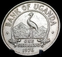 Uganda 1 shilling, 1976 D14D3V