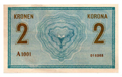 2 Korona Bankjegy 1914 A sorozat