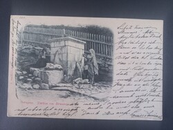 Vintage Postcard Sarajevo – Turkish Woman at the Fountain, 1903 - 260819