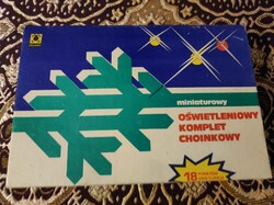 Retró karácsonyfa izzó sor