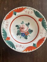 Hollóházi porcelán falitányér