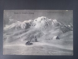 St. Christoph am Arlberg – havas alpesi táj, 1916 – K.u.k. Skikurs tábori posta 260819