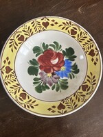 Hollóházi porcelán falitányér