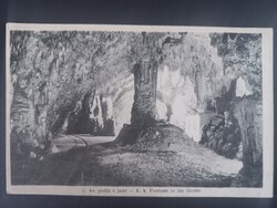 Postojnai cseppkőbarlang katonai postaállomás 1918 5. aknavetőüteg  - 260819