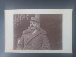 1 vh. hegyi katona portréja  K.u.k. Gebirgstrainwerkstätte Nr. 17, Feldpost 207 -1916