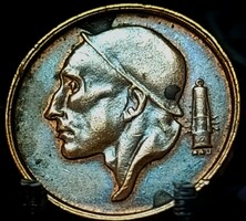 Belgium 50 centime, 1980 Flamand szöveg - 'Belgie' D08C3V