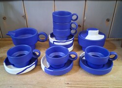 Kovács Éva ceramic coffee set, 1970s