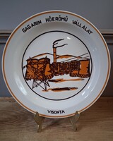 Gagarin Hőerőmű Vállalat Visonta - Hollóházi falitányér