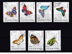 1984 LEPKÉK V. Szép Tiszta Pecsételt Bélyegsor
