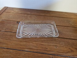 Vintage Princess House West Germany 24% ólomkristály tálca – starburst