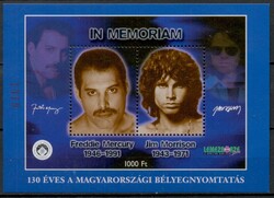 2001 - In Memoriam Freddie Mercury - Jim Morrison emlékív
