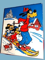 Régi trafikáru bazáráru magyar kisipari PUZZLE Disney játék bontatlan sohasem játszott képek szerint