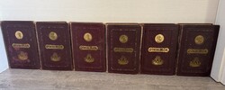 Jókai Mór összes művei – Nemzeti kiadás – Révai Testvérek 1894–1896 – eredeti díszkötés – 6 kötet