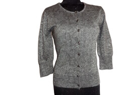 New Look szürke ezüst lurex kardigán M-es 193