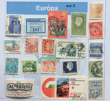 Európa  bélyegzett válogatãs ( eur 3)