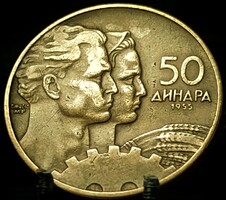 Jugoszlávia 50 Dinár, 1955 C09C2V