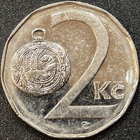 Cseh Köztársaság 1 korona, 1993.