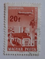 1966/1967 Repülő (VII) 20 fillér pecsételt