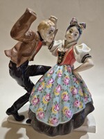 Schlaggenwaldi porcelán táncoló pár
