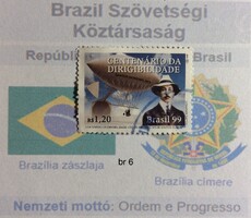Brazil bėlyeg -hiánypótl. ( br 6)