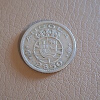 Angola 2,5 Escudo, 1953