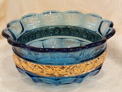 Antik Art Deco BROCKWITZ  ,, ARIADNE "  urános üvegtál 1929