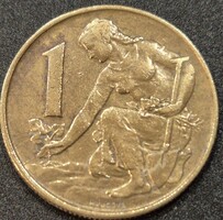 Csehszlovákia 1 korona, 1986.