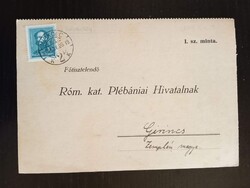 D210689 Miskolc-Mindszenti Római Katolikus Plébánia – keresztelési adatok kérése Girincsre  1936