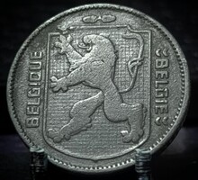 Belgium 1 frank, 1941 Szöveg francia és flamand - 'BELGIQUE - BELGIE' B03B4V