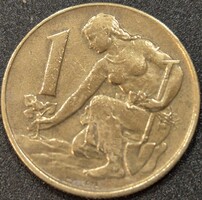 Csehszlovákia 1 korona, 1986.