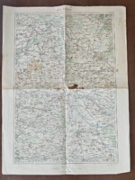 Antik Munkács térkép 1924-ből A169
