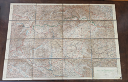 Ritka 1938-as katonai térkép A169