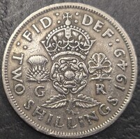 Egyesült Királyság 2 Shilling (Florin), 1949.