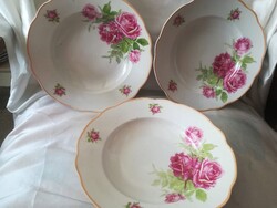 Zsolnay porcelán mély tányér