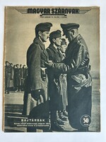 Magyar szárnyak - 1943 január 15. (VI. évf. 2. szám) - Horthy korból származó repülős folyóirat