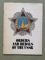 Orders and Medals of the USSR / Szovjet rendjelek és kitüntetések (Angol nyelvű)