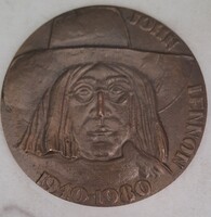 John Lennon bronz plakett